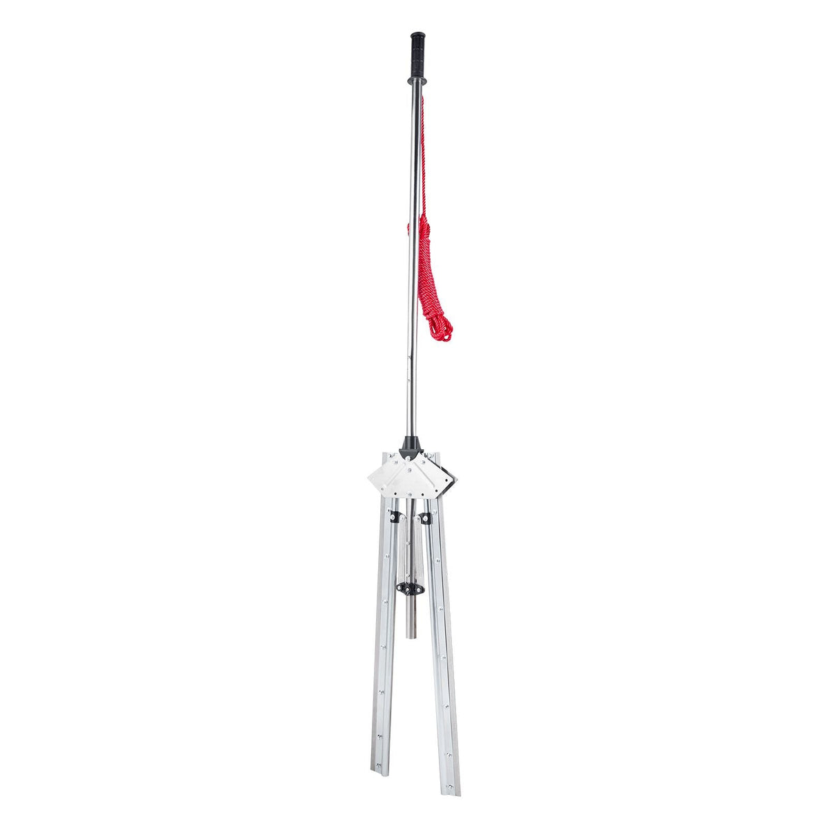 Lake Weed Cutter, Pond Aquatic Plant Cutting Tool with 62 in Max. Cut Width, Sharp and Heavy-Duty Steel Blades, Pond Rake with 30 ft Throw Rope, for Cattail, Phragmites, Lilly Pads & Chara