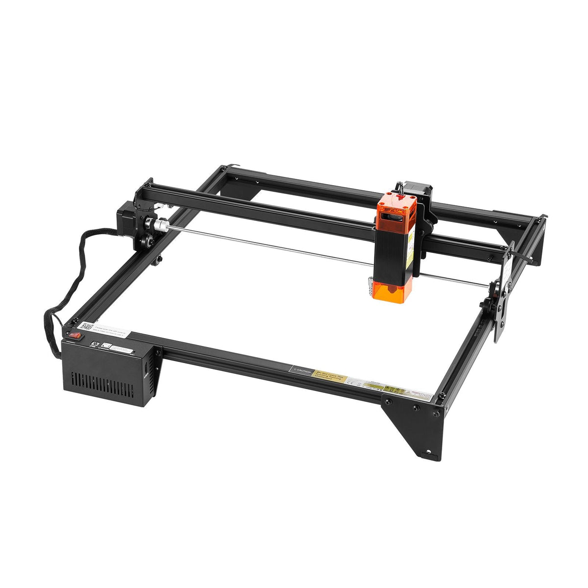 Laser Engraver, 10W Output, Laser Engraving Cutter Machine, 14.9 x 15.7 in/38 x 40 cm Working Area, 10000 mm/min Movement Speed, Compressed Spot with Eye Protection, for Wood, Certain Metal