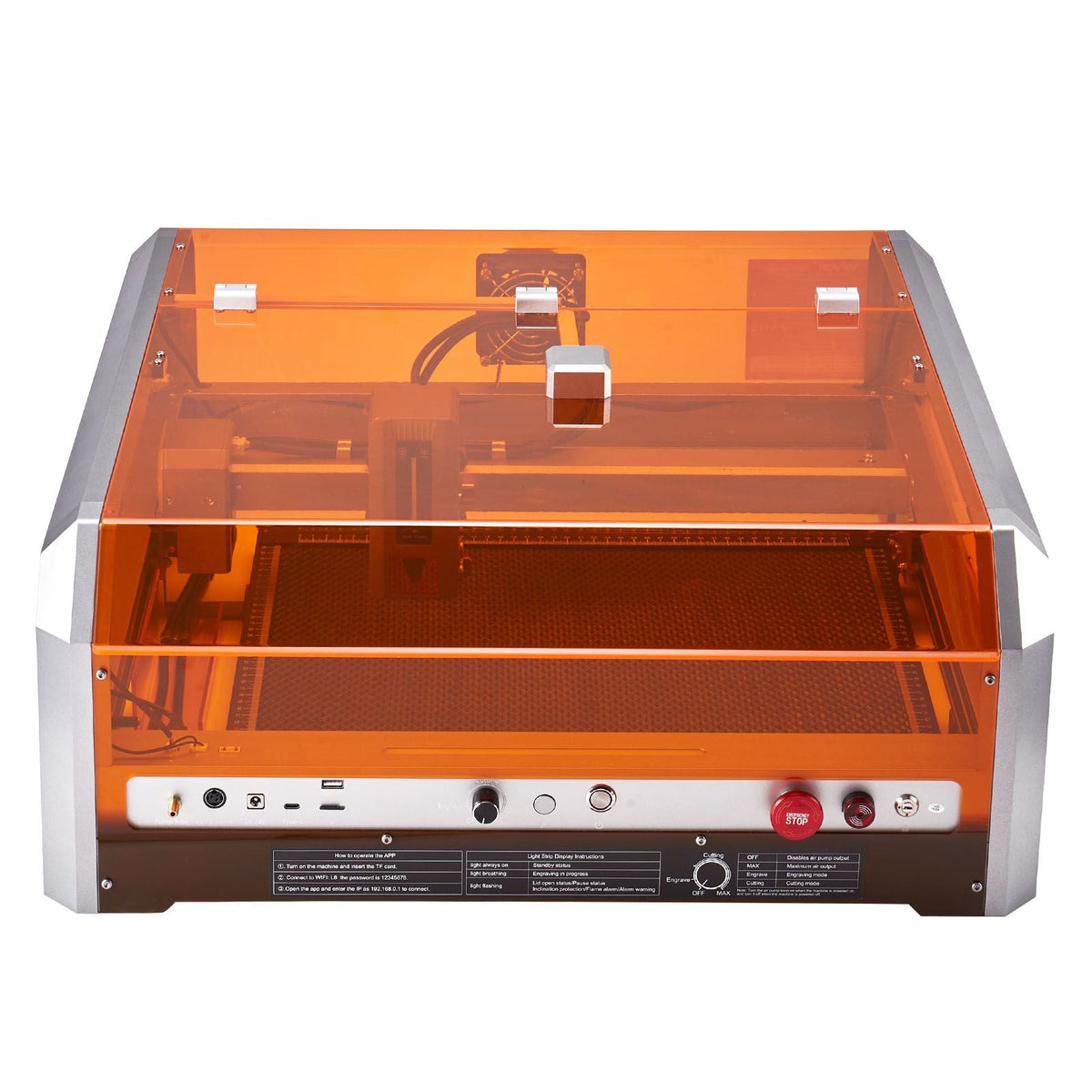 Laser Engraver, 20W, Laser Engraving and Cutting Machine with Enclosure Camera, Laser Cutter, 15.7 x 15.7 in Working Area, 30000 mm/min, for Wood, Leather, Glass, Paper, Certain Metal, Class 1