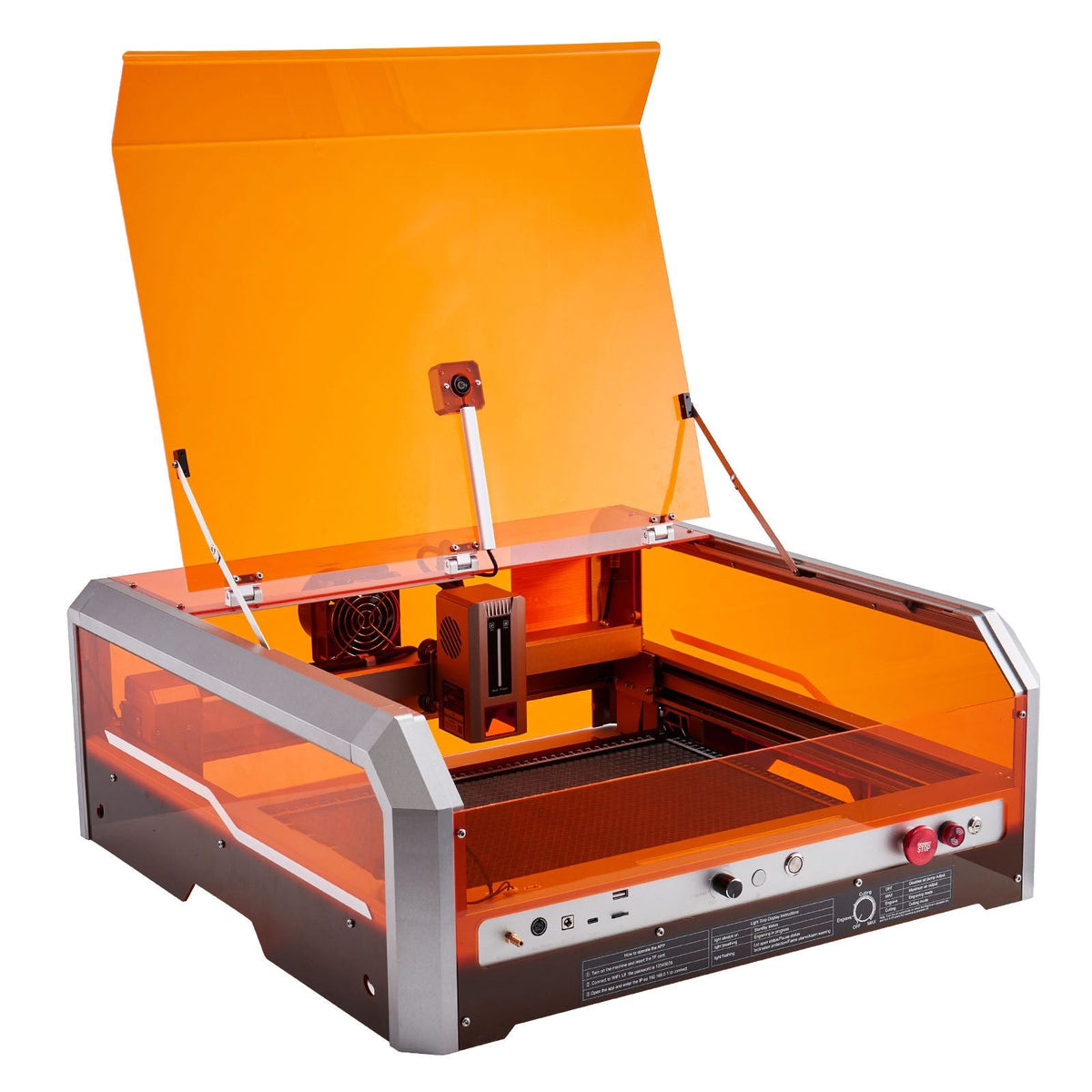Laser Engraver, 20W, Laser Engraving and Cutting Machine with Enclosure Camera, Laser Cutter, 15.7 x 15.7 in Working Area, 30000 mm/min, for Wood, Leather, Glass, Paper, Certain Metal, Class 1