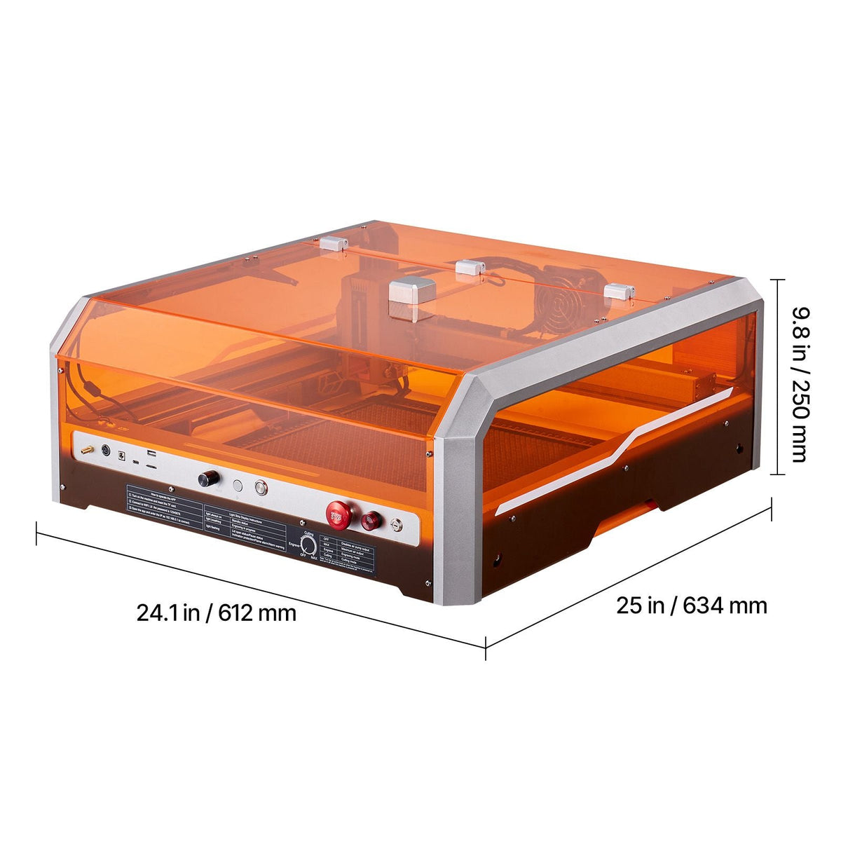 Laser Engraver, 20W, Laser Engraving and Cutting Machine with Enclosure Camera, Laser Cutter, 15.7 x 15.7 in Working Area, 30000 mm/min, for Wood, Leather, Glass, Paper, Certain Metal, Class 1