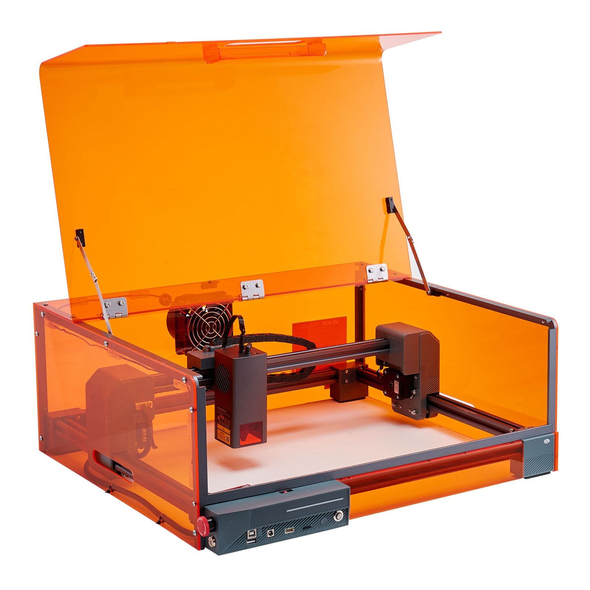Laser Engraver, 20W, Laser Engraving and Cutting Machine with Enclosure, Laser Cutter Engraver Machine, 7000 mm/min, 11.8 x 11.8 in Working Area, for Wood, Leather, Glass, Certain Metal, Class 1
