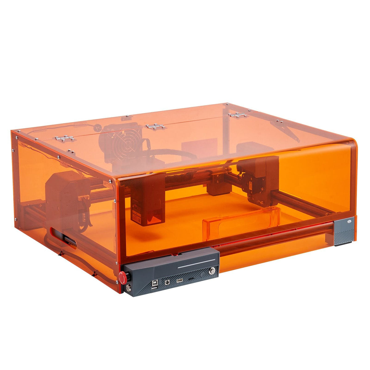 Laser Engraver, 20W, Laser Engraving and Cutting Machine with Enclosure, Laser Cutter Engraver Machine, 7000 mm/min, 11.8 x 11.8 in Working Area, for Wood, Leather, Glass, Certain Metal, Class 1