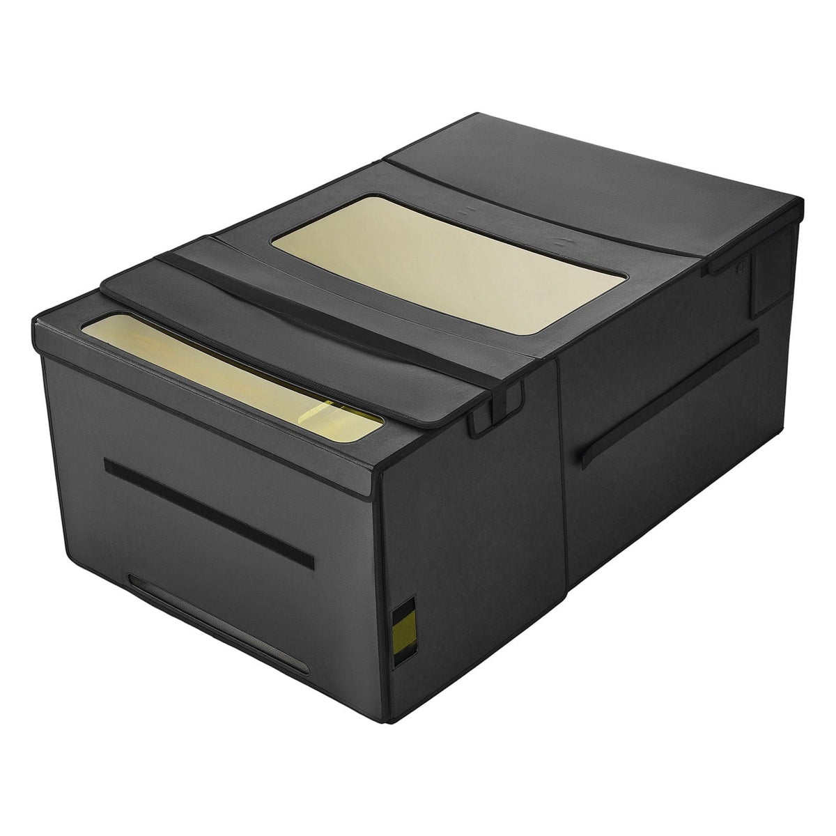 Laser Engraver Enclosure, 48 x 31.5 x 19.6", Dual-Direction Viewing, Flame Retardant and Fireproof Protective Cover, with Exhaust Fan and Pipe, Insulates Smoke, Noise and Eye Protection