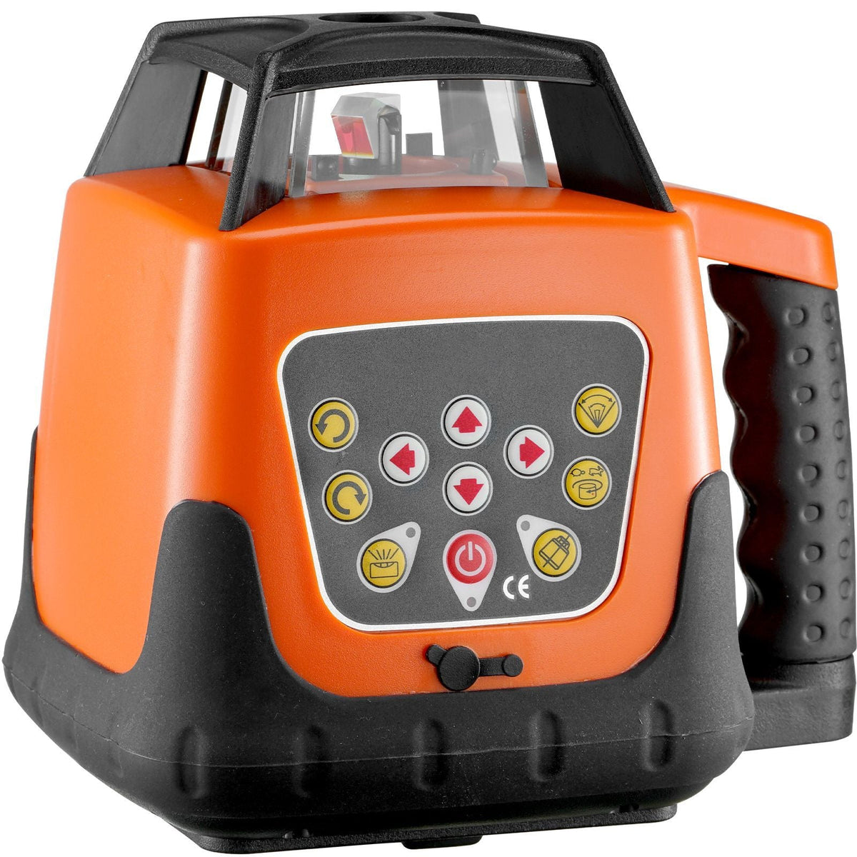 Laser Level, 1650ft, 360 Degree Self Leveling Red Cross Line Laser, 5 Rotation Speeds & 4 Scanning Angles Adjustment, IP66 Waterproof Remote Control Manual Self-leveling Mode, Battery Included