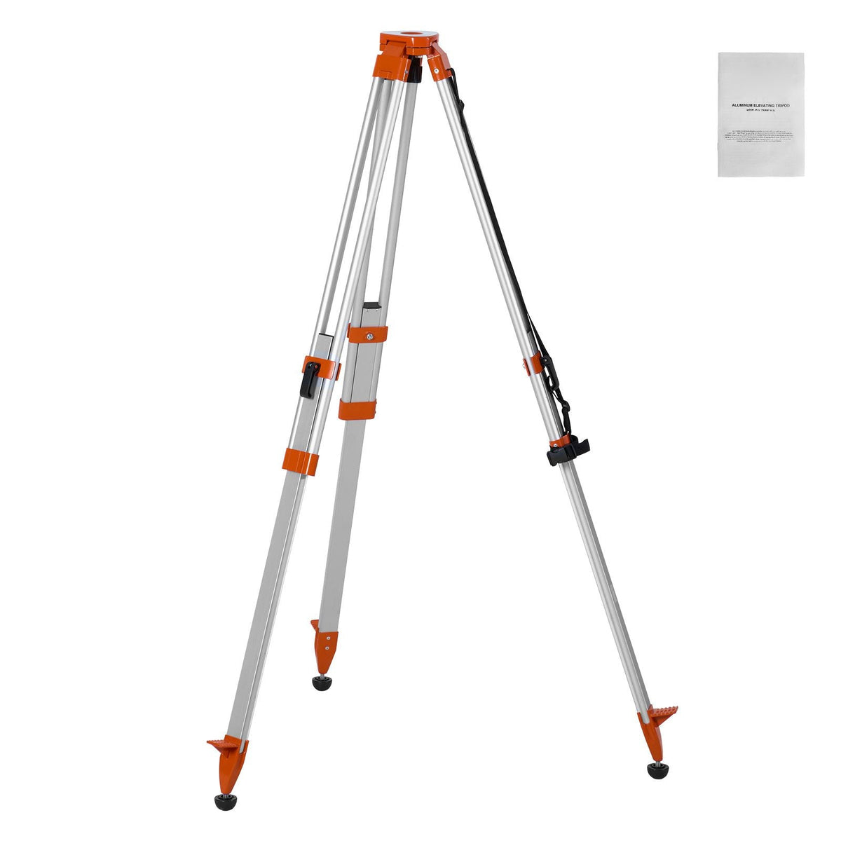 Laser Level Tripod Stand, 5/8"-11 Thread Mount, 16.53-65.55 inch Height Adjustment Heavy Duty Survey Tripod for Construction Laser Level Scanner, Retractable Legs Non-Skid Feet Professional
