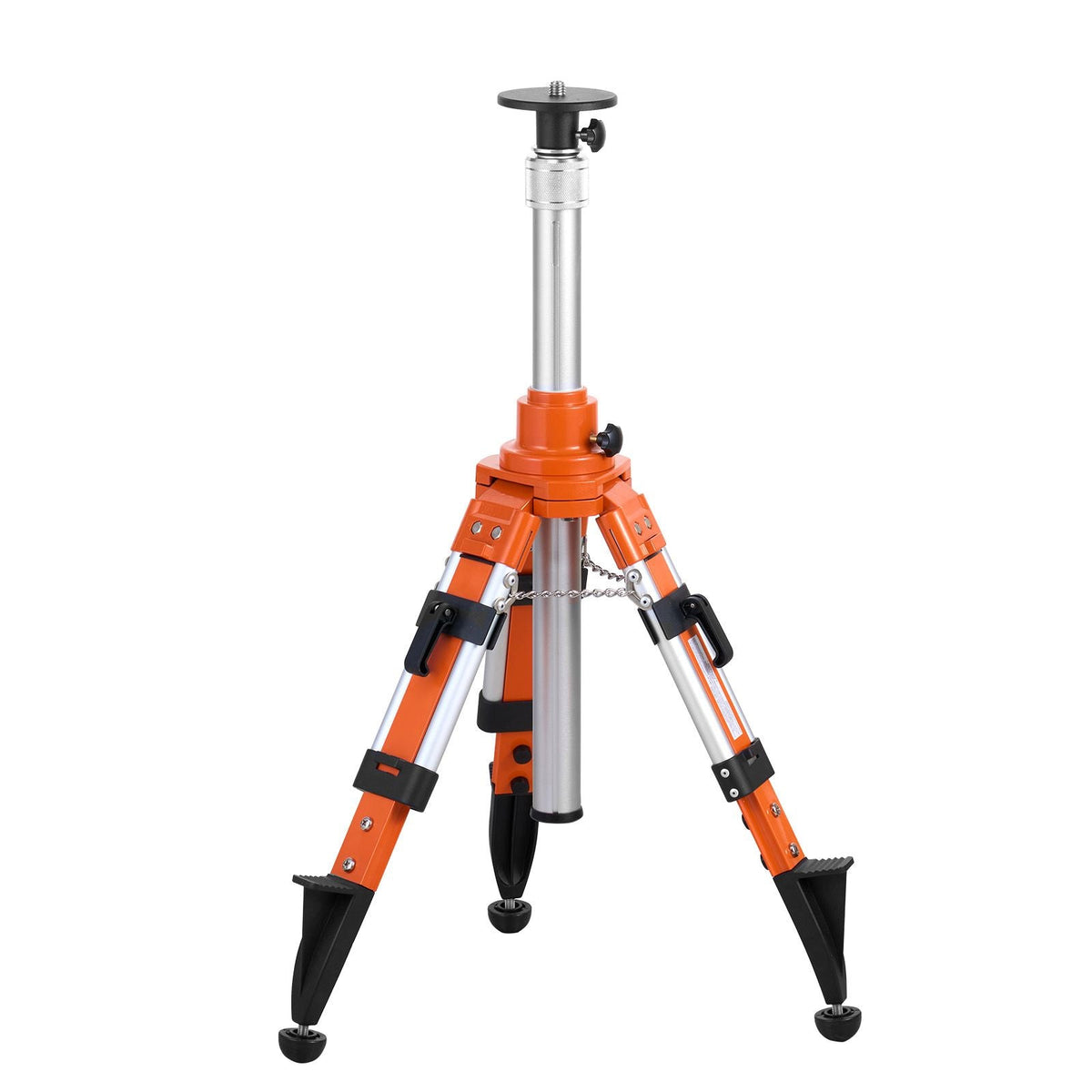 Laser Level Tripod Stand, 5/8"-11 Thread Mount, 27.16-67.71 inch Height Adjustment Heavy Duty Survey Tripod, with Level Bubble & Diffusion Limiter , Liftable Non-Skid Feet for Construction