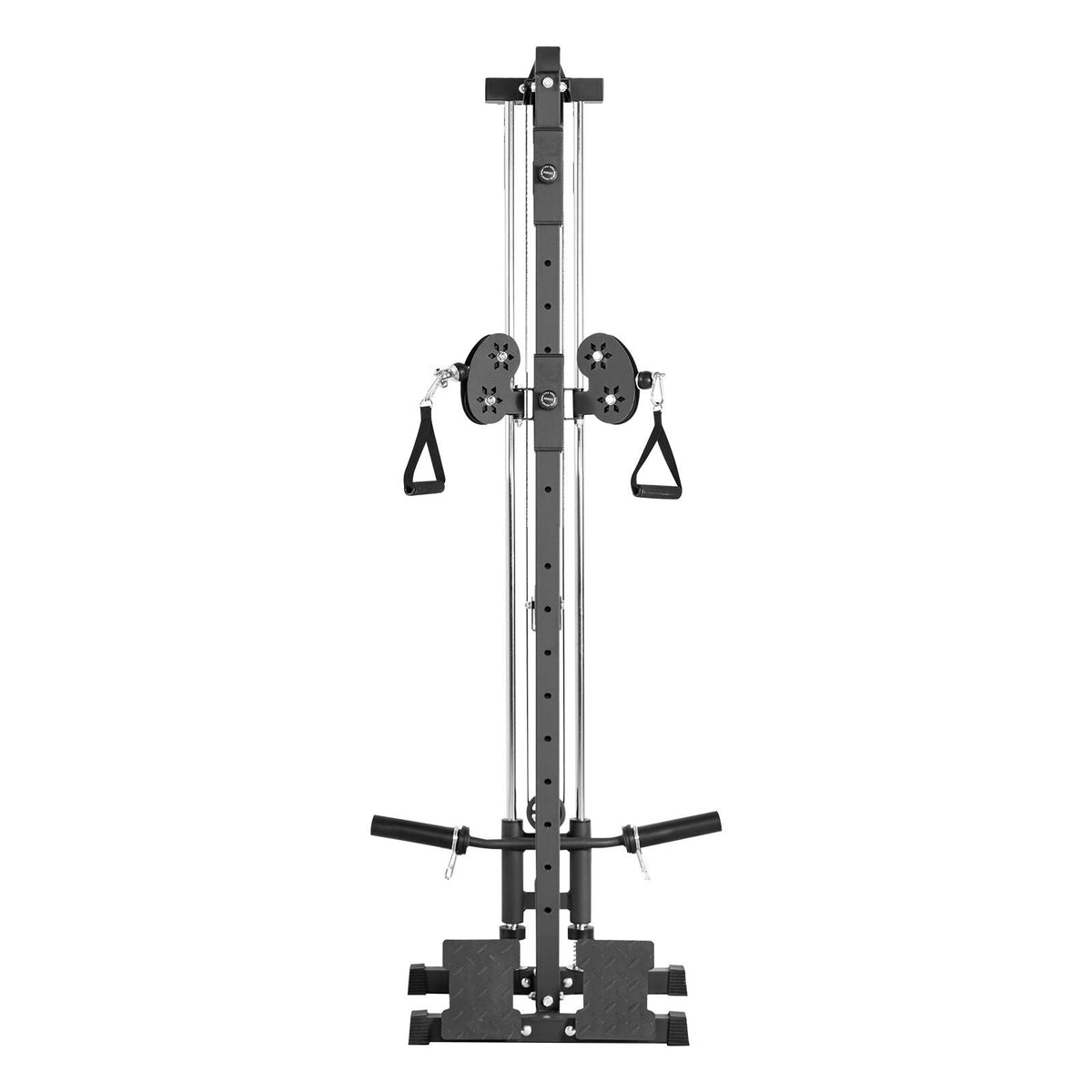 LAT Pull Down Machine, 3-in-1 Row Cable Machine, Cable Machines Home Gym with 18-Level Height Adjustment, Wall-Mount Design, Load 500 lbs Lat Tower for Full-Body Workouts, Single-Arm Training