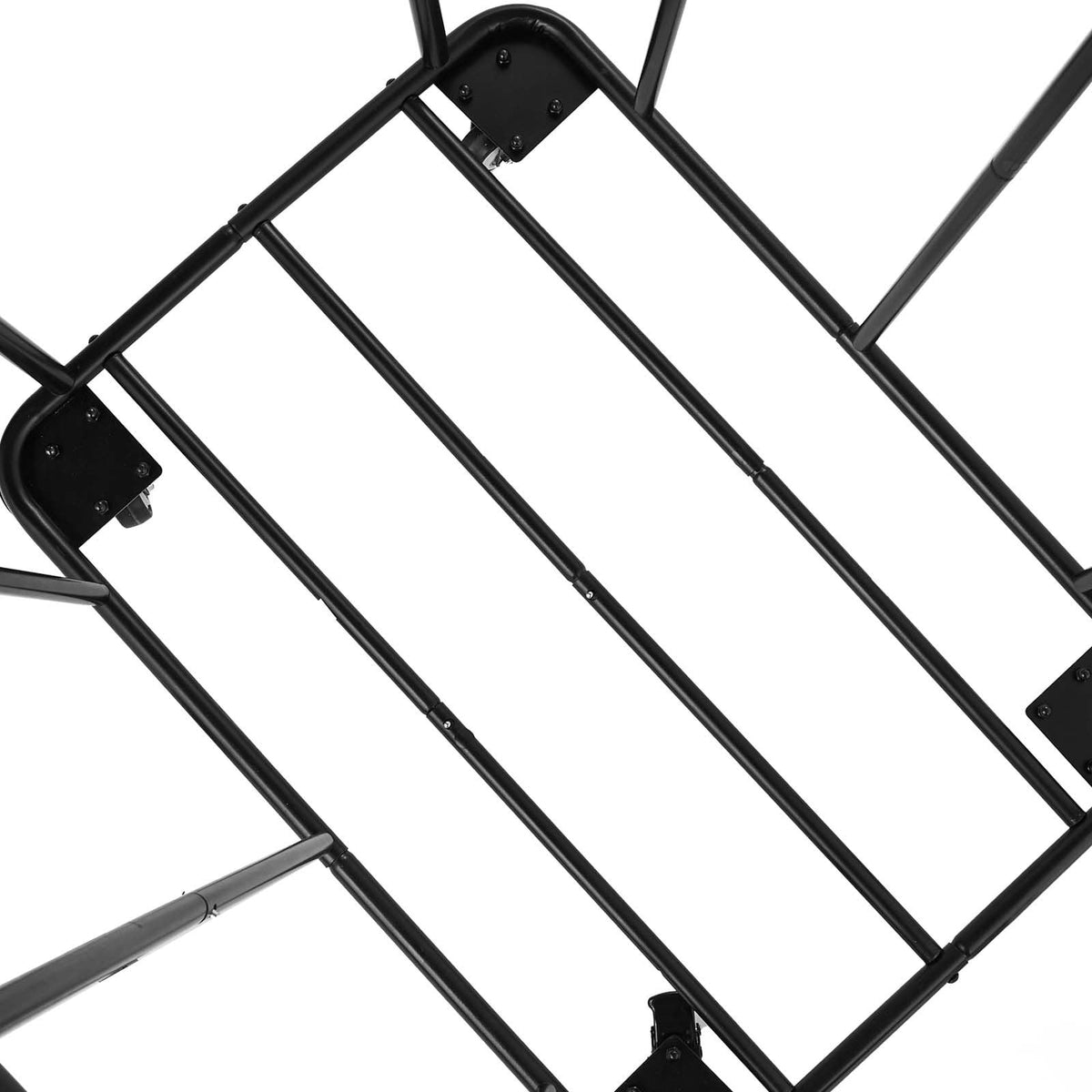 Laundry Cart, Rolling Grocery Utility Cart with Waterproof Liner & Swivel Wheels, 260 LBS Large Load Capacity, Heavy Duty Shopping Basket for Laundry, Shopping, Camping, Grocery, Luggage, Black