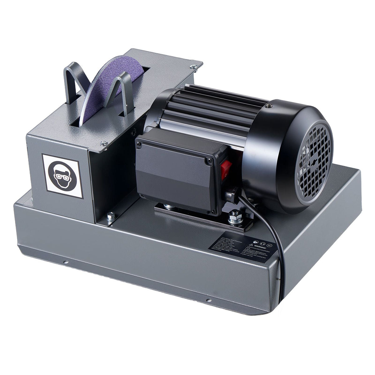 Lawn Mower Blade Sharpener, 2/3HP Lawnmower Blade Grinder with 7" Ceramic Grinding Wheel and Balancer, 30° or 40° Blade Sharpening Machine for High Lift, Low Lift, Gator & Flat Blades