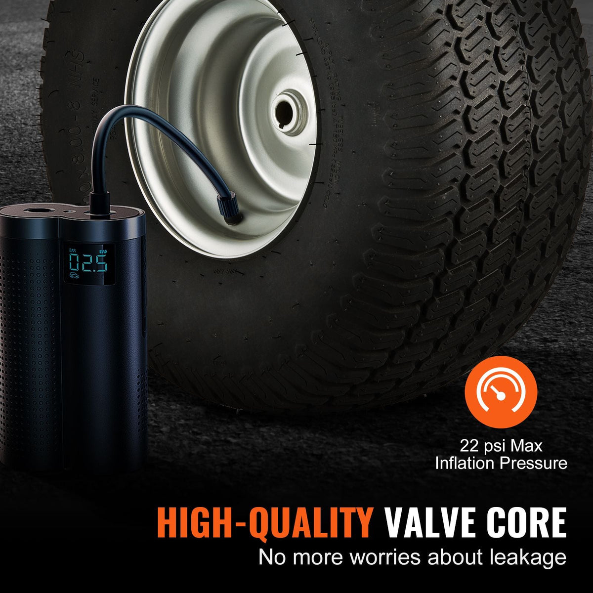 Lawn Mower Tires with Rim, 20x8-8" Tubeless Tractor Tires, 2-Pack Tire and Wheel Assembly, S-Turf Pneumatic Tires with 3.5" Offset Hub and 3/4" Bushing Size, for Riding Mowers Lawn Tractors