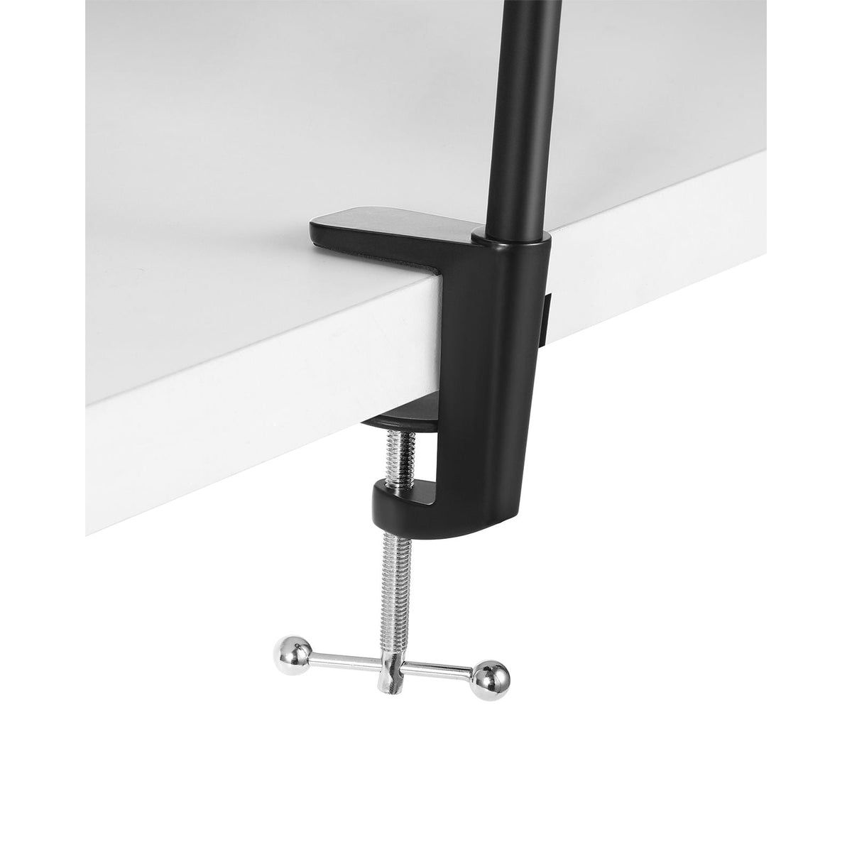 LED Desk Lamp with Clamp, Double Head Architect Desk Lamp for Home Office, Eye-Caring Desk Light with 360° Adjustable Gooseneck, 50 Lighting Modes & Timer Function for Studying Working Drawing
