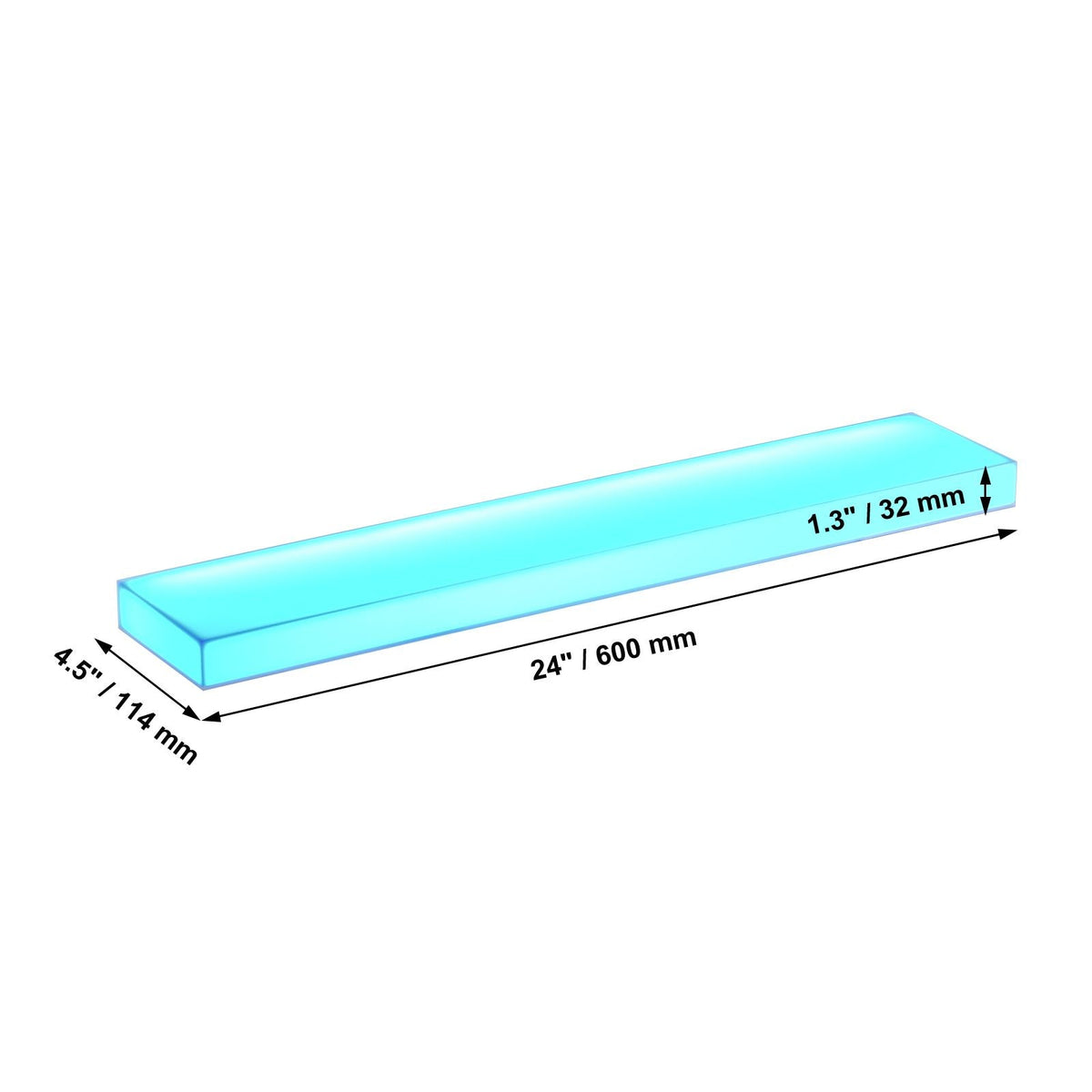 LED Lighted Liquor Bottle Display, 1 Tier 24 Inch Wall Mounted Whiskey Rack Stand, 1 Step Commercial Illuminated Home Bar Shelf, Acrylic Drinks lighting Shelves with RF Remote & App Control