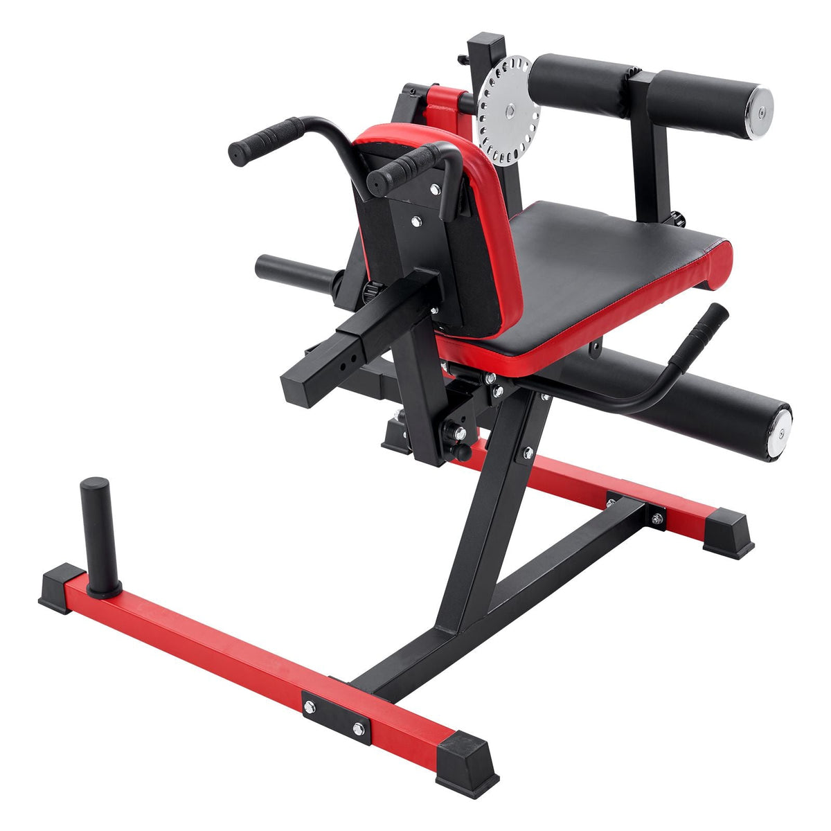 Leg Extension and Curl Machine, Seated Leg Rotary Extension for Thigh, Adjustable Lower Body Specialty Exercises Equipment, Heavy Duty Workout Bench for Home Gym, 550 LBS Capacity