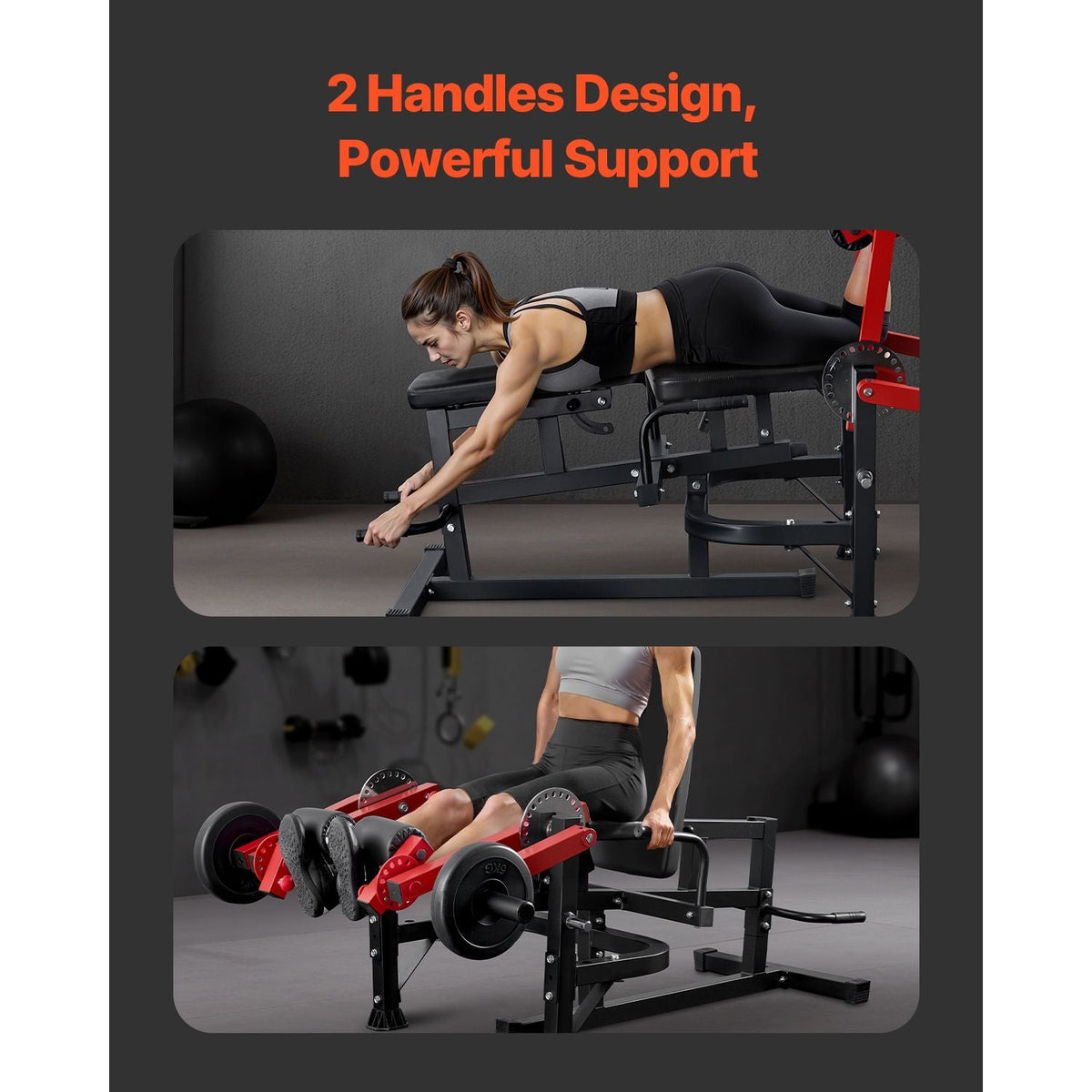 Leg Extension and Curl Machine, Seated Leg Rotary Extension for Thigh, Adjustable Lower Body Specialty Exercises Equipment, Heavy Duty Workout Bench for Home Gym, 700 LBS Capacity