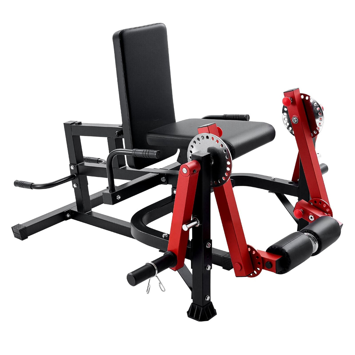 Leg Extension and Curl Machine, Seated Leg Rotary Extension for Thigh, Adjustable Lower Body Specialty Exercises Equipment, Heavy Duty Workout Bench for Home Gym, 700 LBS Capacity