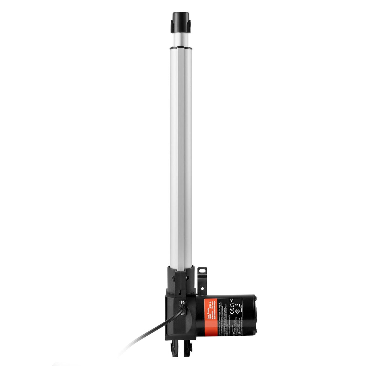 Linear Actuator 12V, 14 Inch Heavy Duty 1320lbs/6000N Linear Actuator, 0.19"/s Linear Motion Actuator with Mounting Bracket & IP44 Protection for Electric Door Industrial Machinery Vessels Cargo