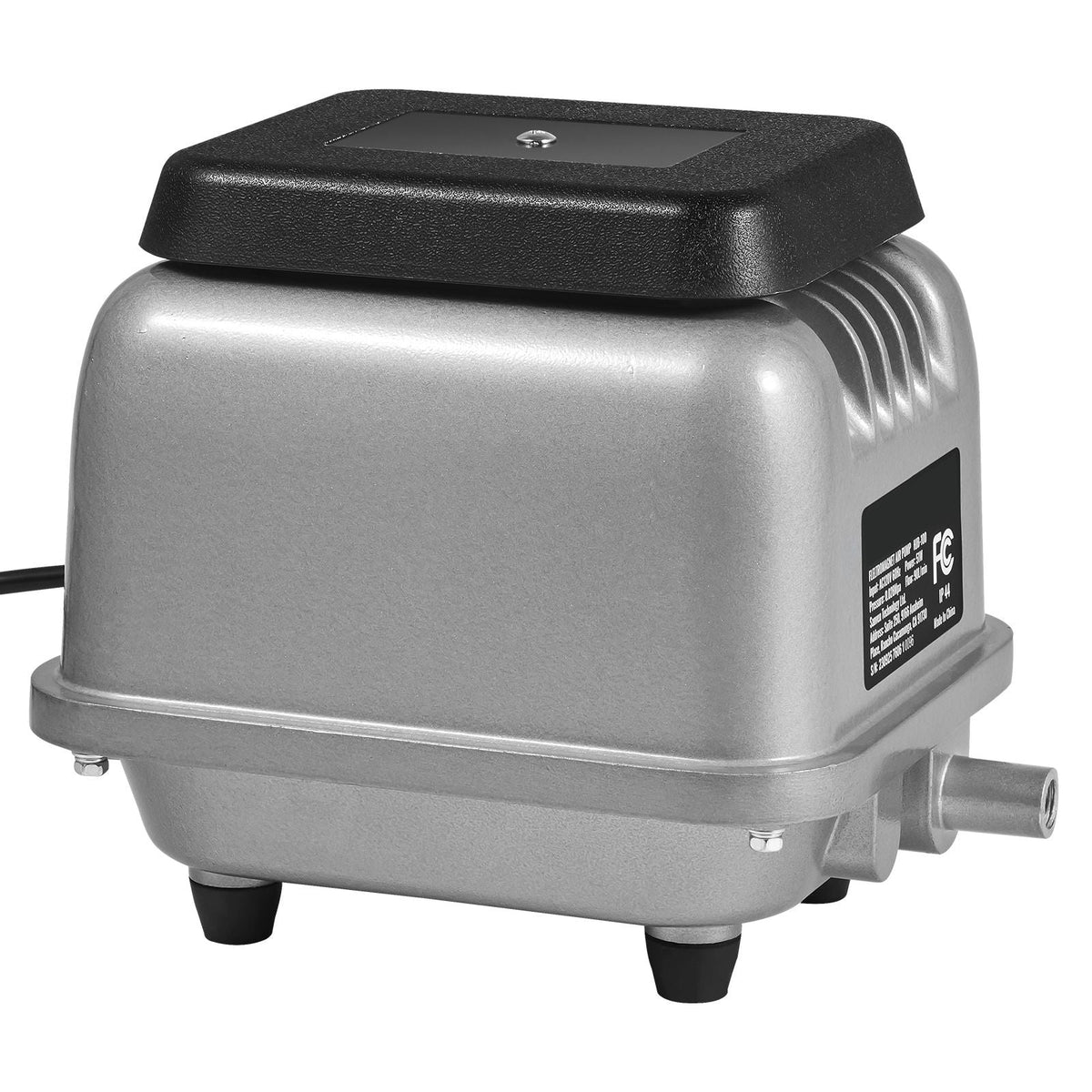 Linear Air Pump, 90L/Min Air Flow Septic Aerator Pump, Aeration System for 1/4 Acre 10 FT Deep Ponds, Water Gardens, Waste Treatment, Septic Tanks, Aquariums, Seafood Restaurants, Fish Farms