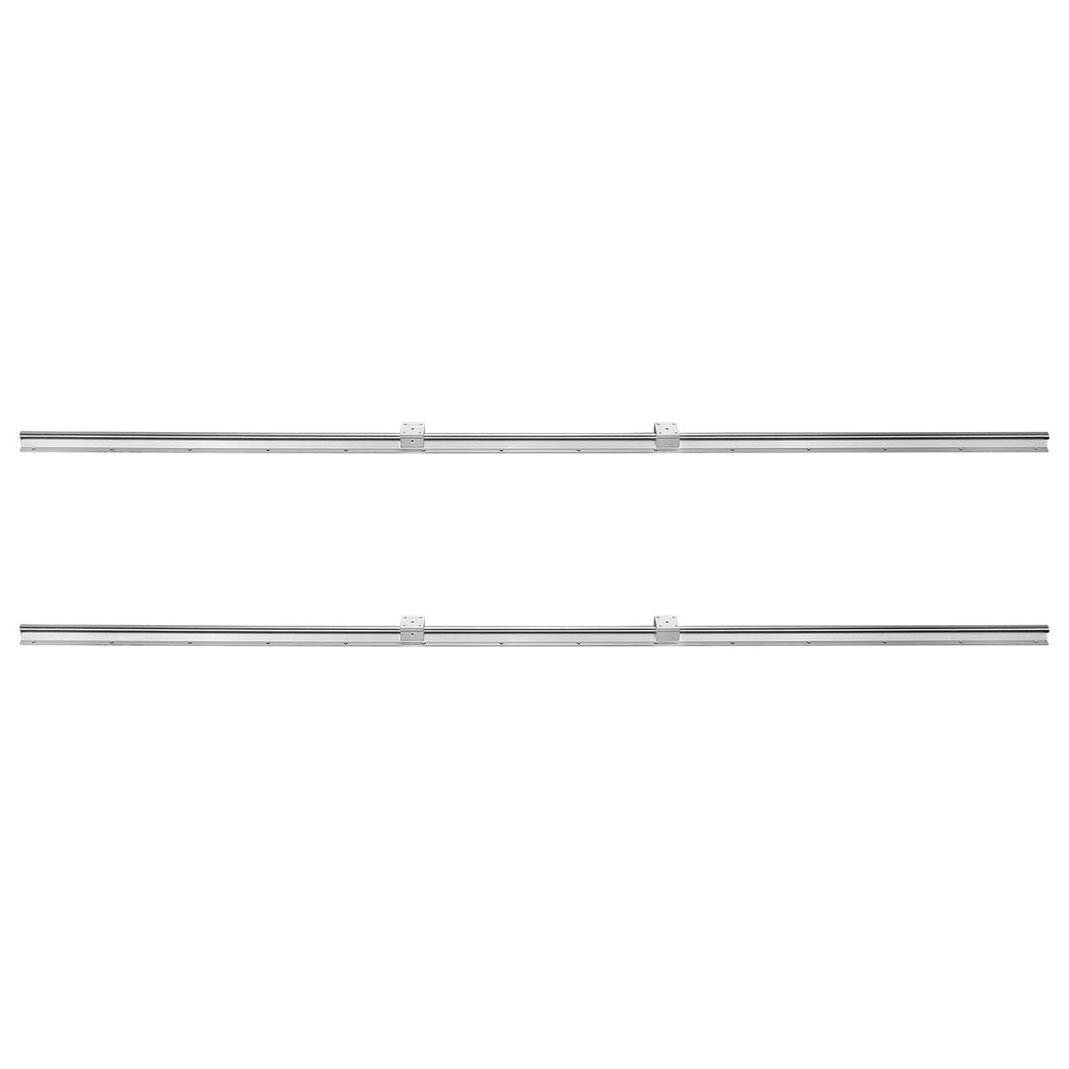 Linear Motion Guide Kit, SBR20 1800mm, Includes 2 PCS 70.9 in/1800 mm SBR20 Rails and 4 PCS SBR20UU Bearing Blocks, Ideal for CNC Machines, Automation Equipment, and DIY Projects