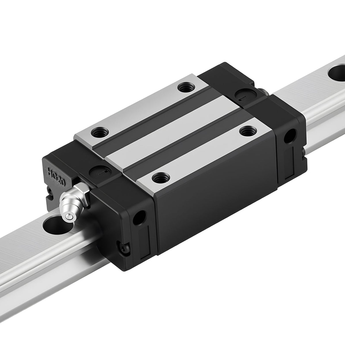 Linear Rail Guide Kit, HGR20, 2Pcs 2000 mm (78.74 inch) Linear Motion Rails and 4Pcs Bearing Slide Blocks, Anti Rust and High Precision Kit, for DIY, CNC Routers, Lathes, Mills, 3D Printers