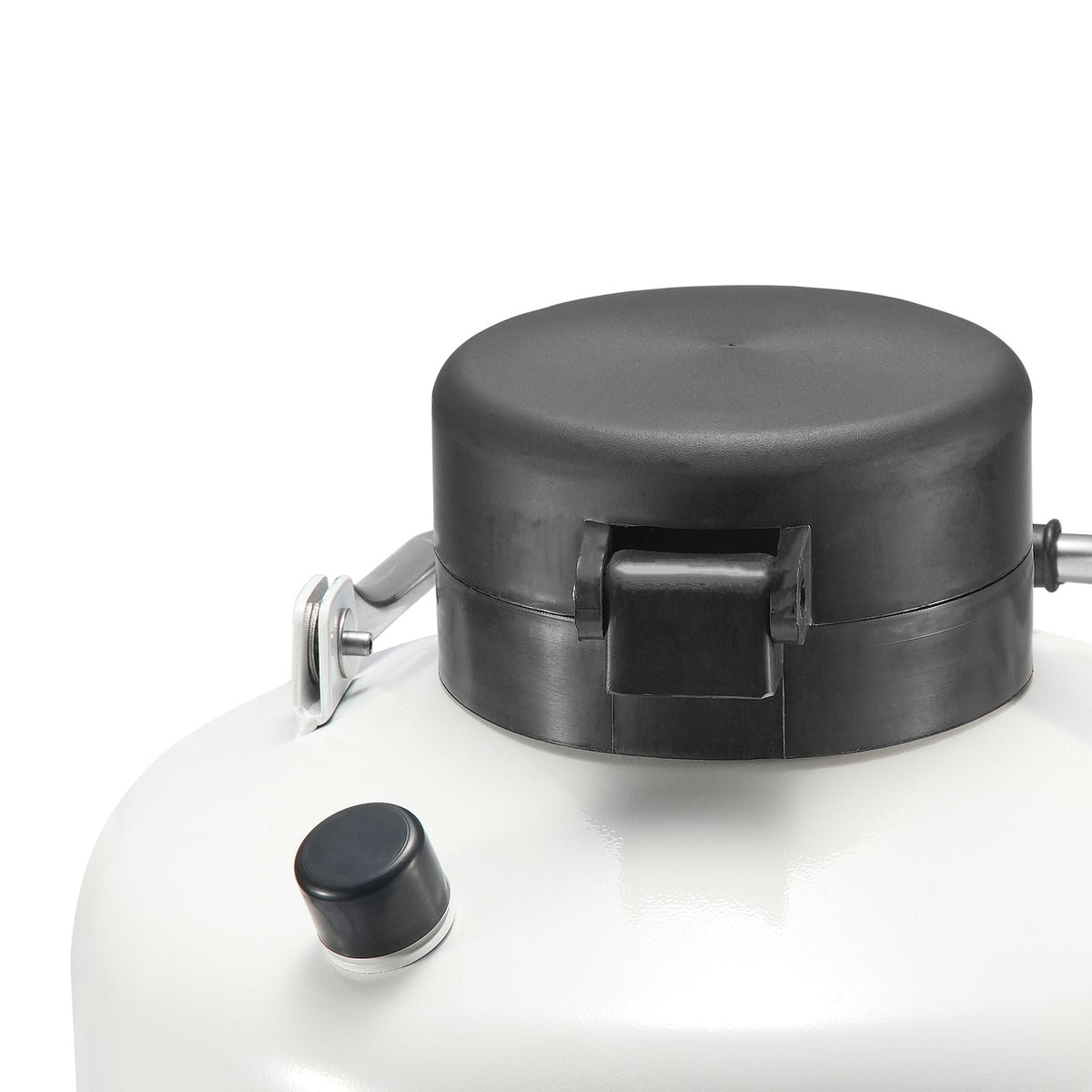 Liquid Nitrogen Tank, 6 L Aluminum Alloy Liquid Nitrogen Container, LN2 Tank Dewar with 6 Canisters and Carry Bag with Straps, Cryogenic Tank for Beauty Industry, Semen Preservation, Scientific