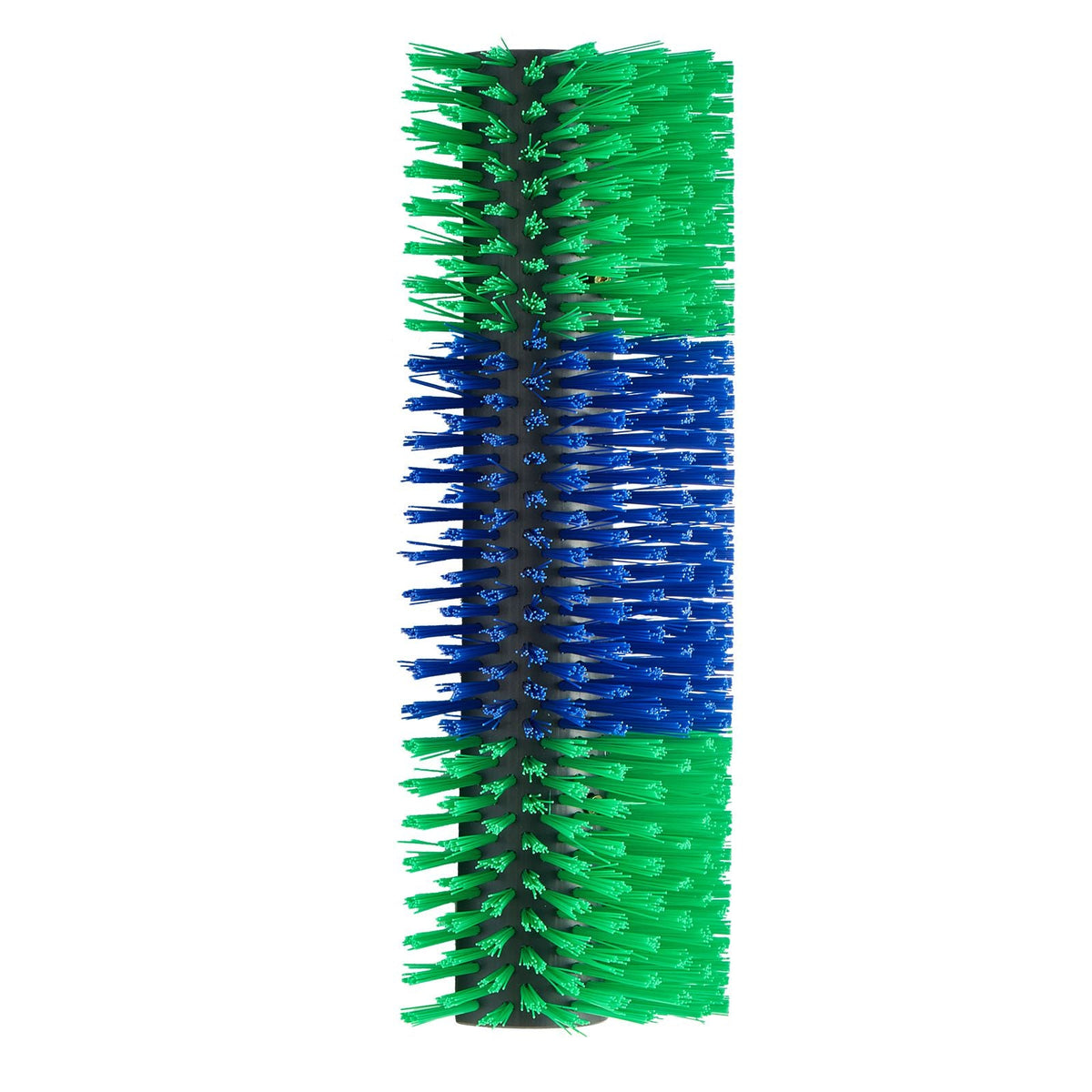 Livestock Scratching Brush, 1PC Goat Scratcher Brush Post with 4 Screws, 16.9" x 7.5" Cow Scratcher for Back Itch Relief, Massage Grooming Scratch Tool for Horse Cattle Sheep Pig, Green & Blue