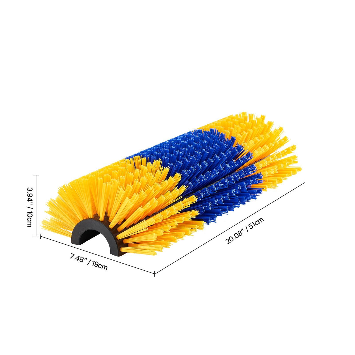 Livestock Scratching Brush, 4 Pcs Horse Brush with 8 Screws, 20 x 7.5 in Cow Scratcher, for Back Itch Relief & Keep Cleaning, Grooming & Scratching Post Brush for Horse, Pig, Cattle Supplies