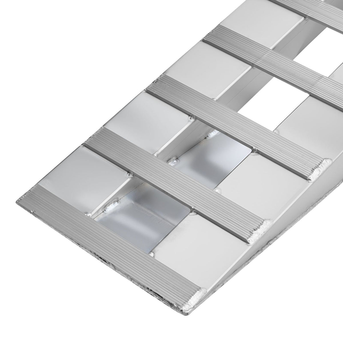 Loading Ramps, 2 Pcs 94 x 15 in, Durable Aluminum and Heavy-Duty Trailer Ramp Set with 16 Anti-Slip Plates, 6000 Lbs Combined Capacity, for Carts, Farm Tractors, ATVs, Lawn Mowers, Motorcycles
