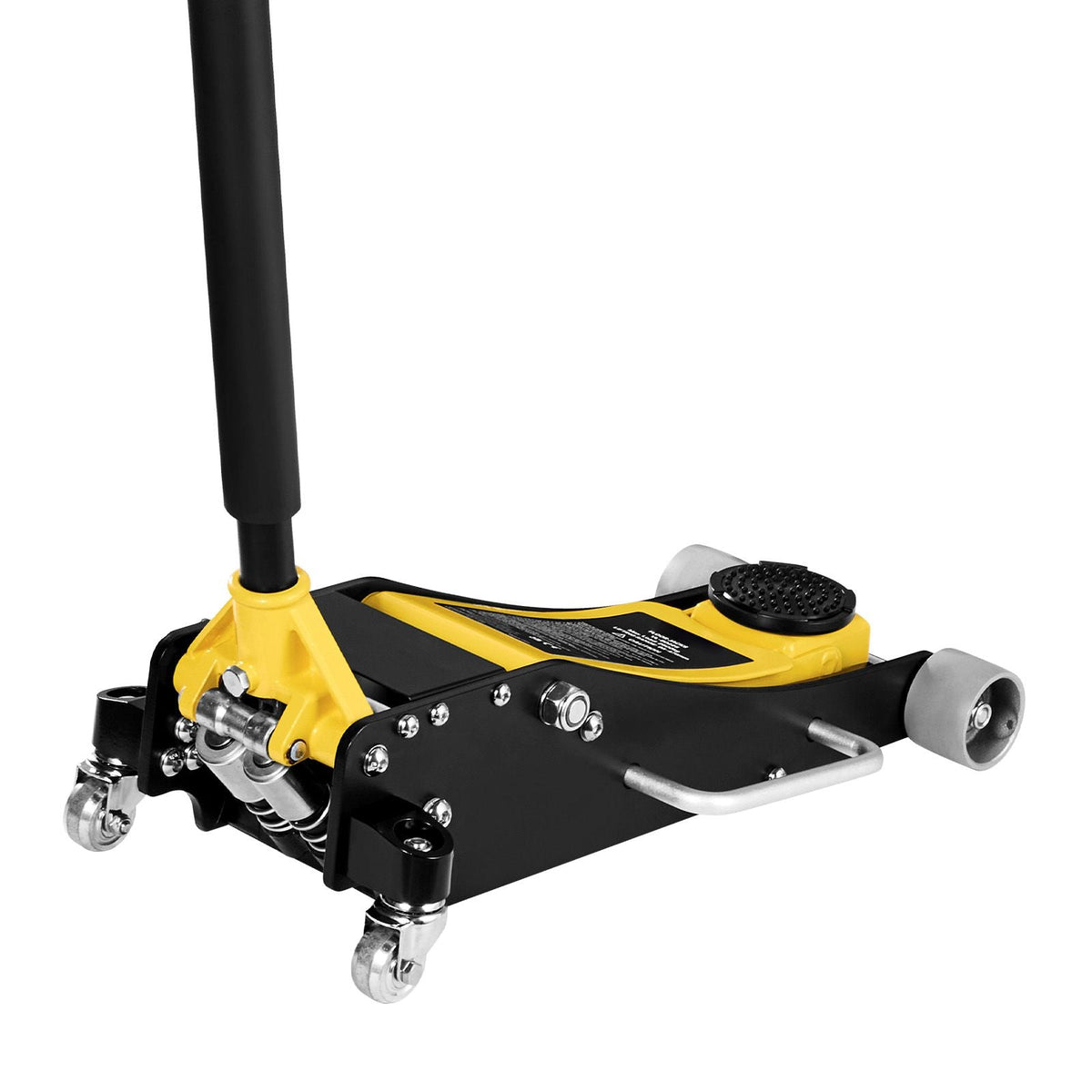 Low Profile Floor Jack, 2.5 Ton (5500 lbs) Capacity, Aluminum & Steel Racing Floor Jack with Dual Pistons Quick Lift Pump, Hydraulic Trolley Car Lift for Compact SUVs, Lifting Range 3.74-18.7 in