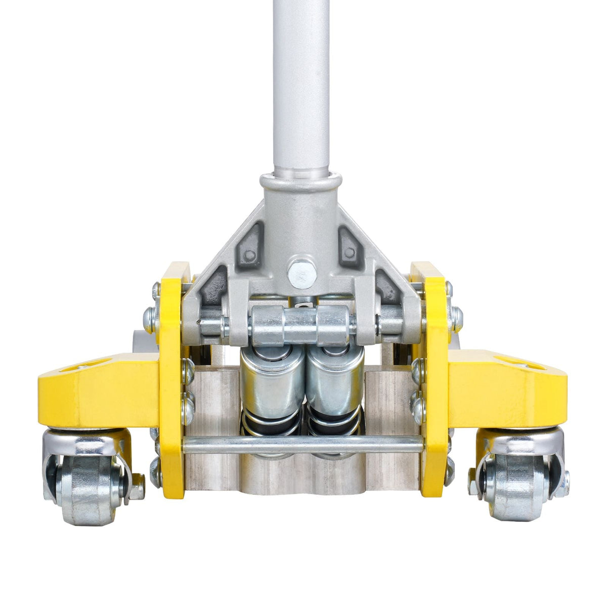 Low Profile Floor Jack 3 Ton (6600 lbs), Heavy Duty Aluminum Hydraulic Racing Floor Jack, Hydraulic Car Jack, Dual Piston Quick Lift Pump, 3.7"-18.3" Height Lifting Range (Yellow)