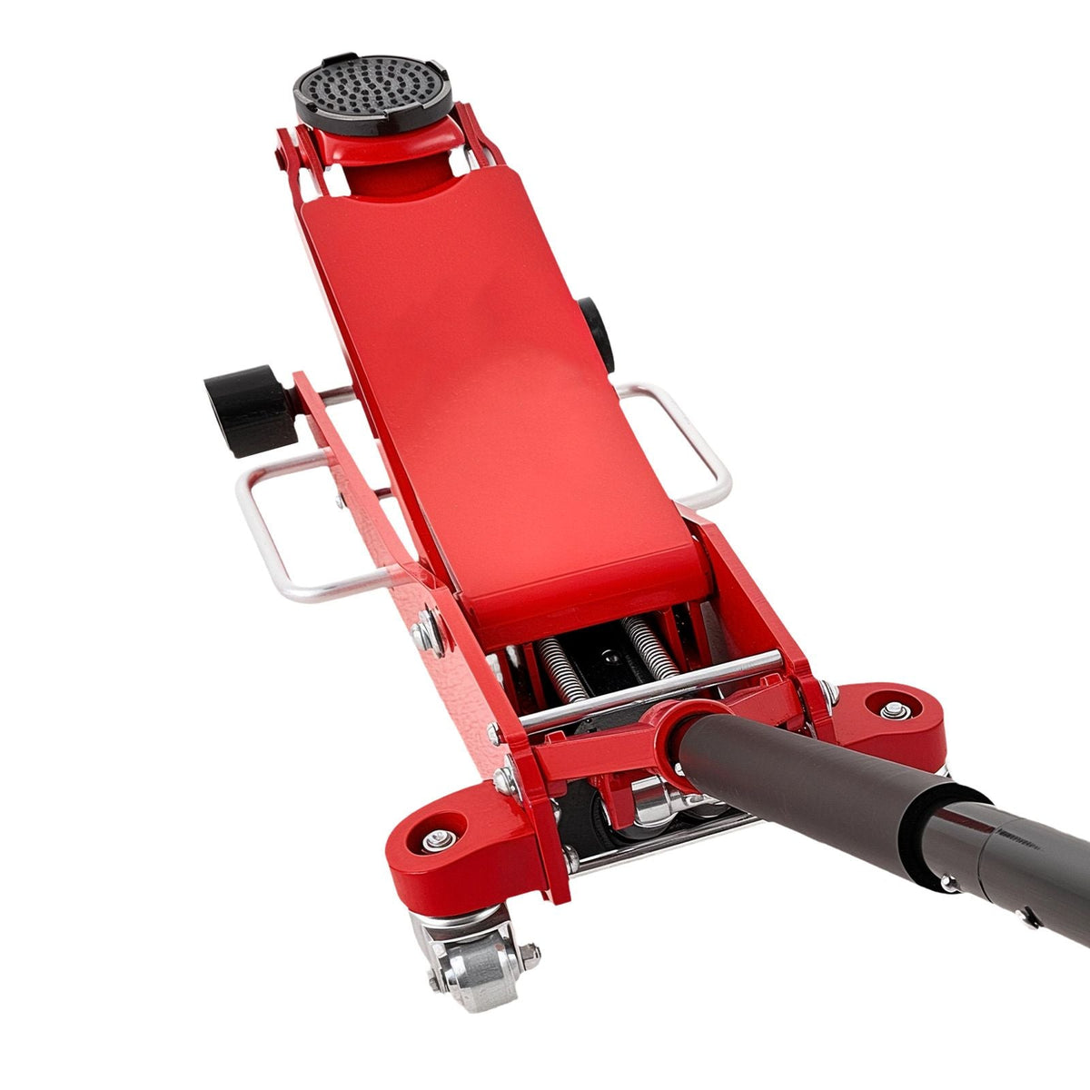 Low Profile Floor Jack, 3 Ton (6614 lbs) Capacity, Aluminum Racing Floor Jack with Dual Pistons Quick Lift Pump, Hydraulic Trolley Car Lift for Sports Car, SUV, Pickup, Lifting Range 3.3"-20.3"