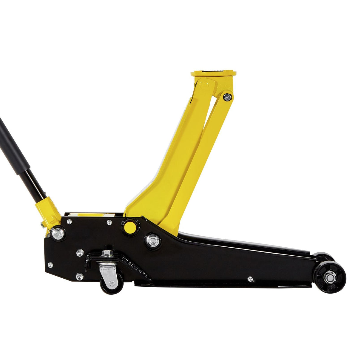 Low Profile Floor Jack, 4 Ton (8818 lbs) Capacity, Steel Racing Floor Jack with Dual Pistons Quick Lift Pump, Hydraulic Trolley Car Lift for Sport Utility Vehicle, Lifting Range 3.9-21.5 Inches