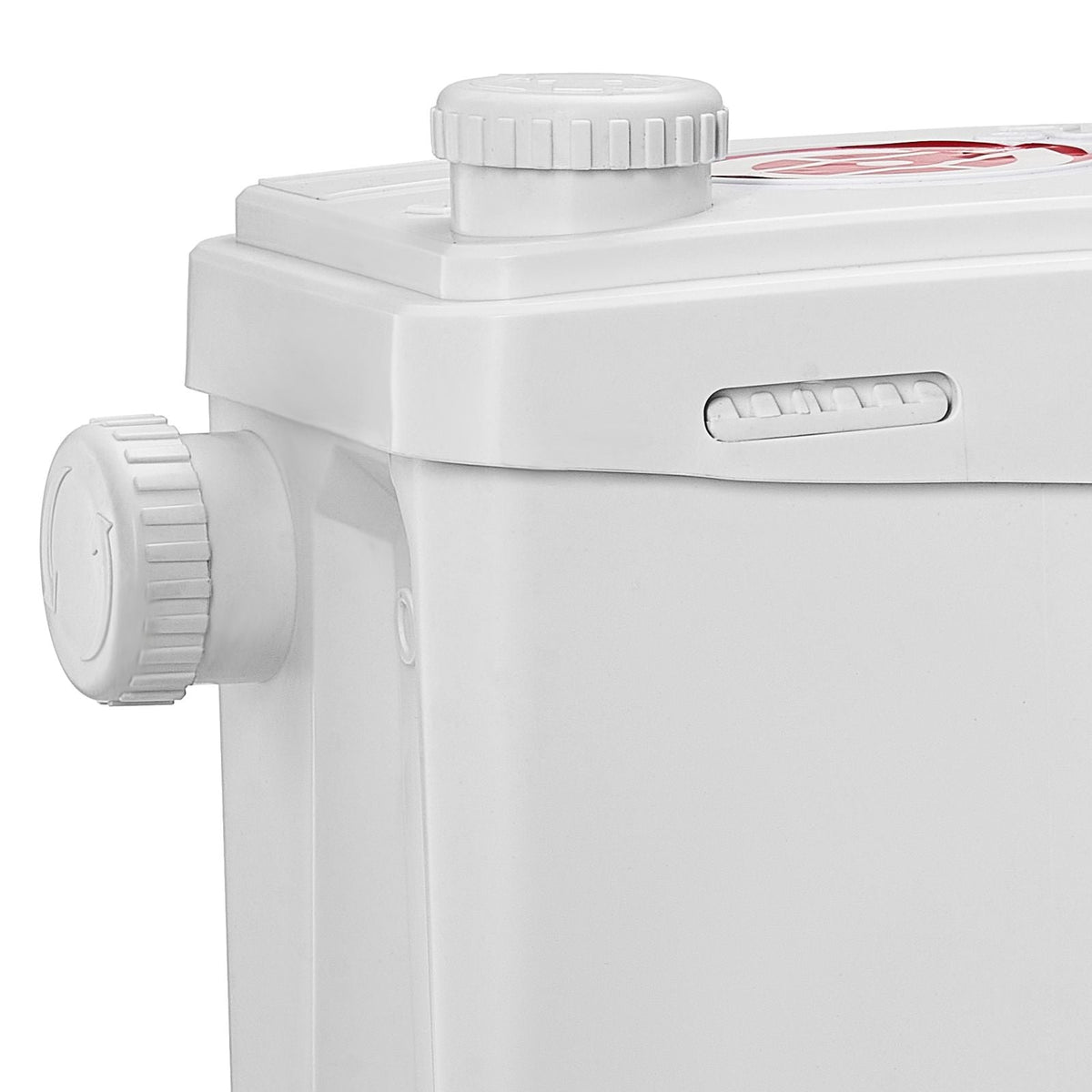 Macerator Pump, 1200W, 48 GPM Flow, 33 ft/10 m Head, Macerator Sewerage Toilet Pump with 4 Water Inlets, Waste Water Disposal Upflush Machine for Toilet, Basement, Shower, Sink, Laundry, Bathtub