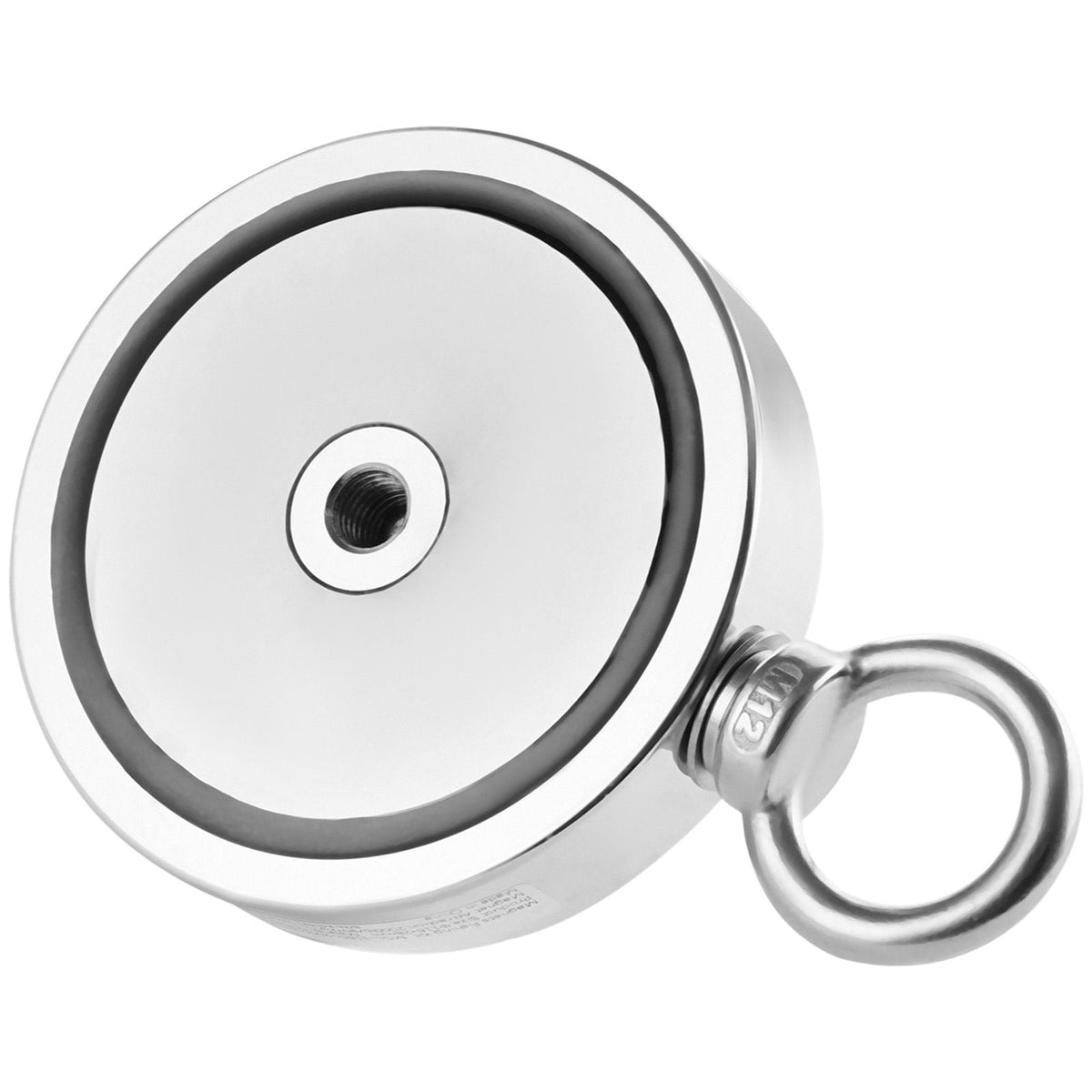 Magnet Fishing Kit, 2000 LBS/907 Kg Double-Sided Pulling Force Strong Magnet Fishing Kit, Rare Earth Neodymium Magnetic Fishing Kit Includes Grappling Hook, Heavy Duty Rope, Gloves and Eyebolt