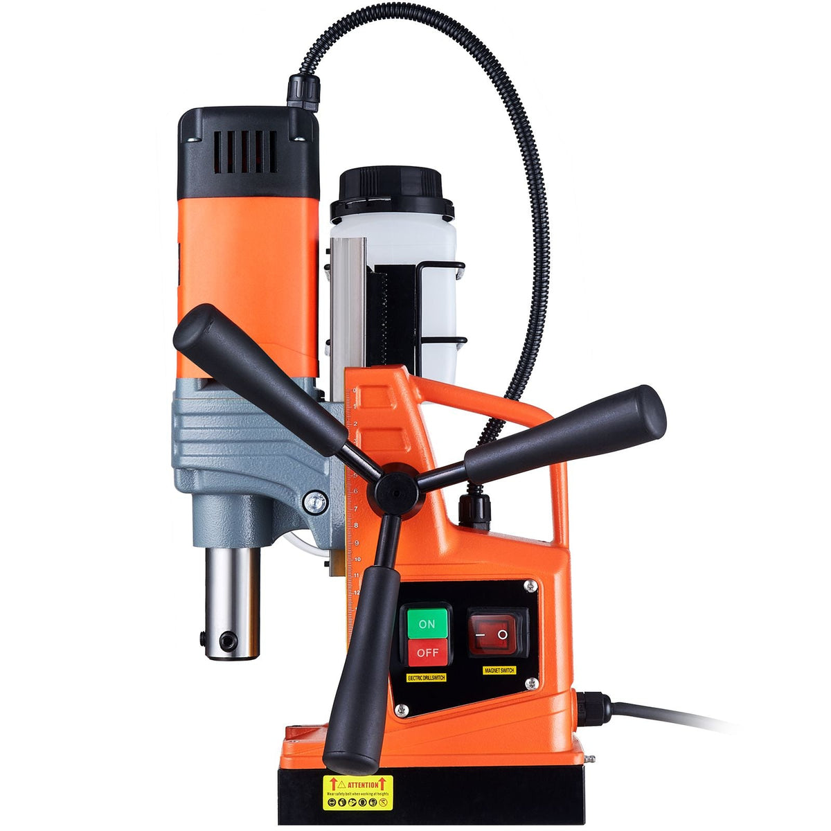 Magnetic Drill, 1300W Motor 1.6 in Boring Diameter, 2810 lbf Portable Electric Mag Drill Press, 810 RPM No-Load Speed, Drilling Machine for Metal Surface, Industrial and Home Improvement