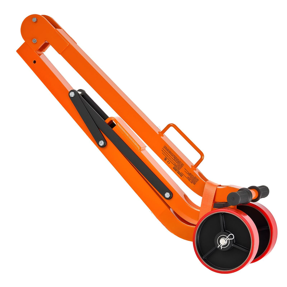 Magnetic Lid Lifter Dolly, 1320 lbs Pulling Capacity, Steel Dolly with Heavy Duty Magnet Lift and 2 Wheels, Adjustable Handle, N42 Neodymium, Foldable and Portable, for Lifting Manhole Covers