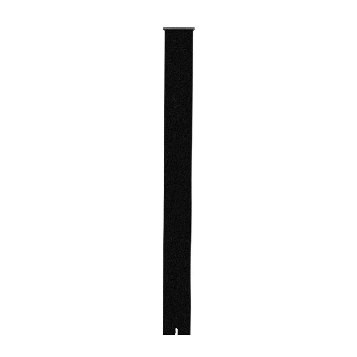 Mailbox Post, 43 x 4 x 4 Inches, Steel In-Ground Mounting Mail Box Stand with Powder Coating Surface, Heavy Duty Metal Post Sleeve Kit for Outside Curbside Residential Use, Easy Install, Black