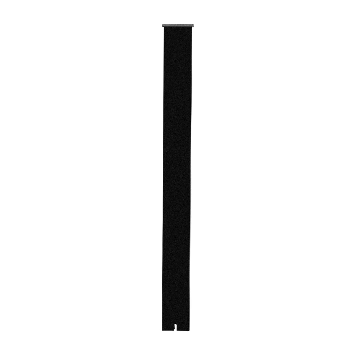 Mailbox Post, 43 x 4 x 4 Inches, Steel In-Ground Mounting Mail Box Stand with Powder Coating Surface, Heavy Duty Metal Post Sleeve Kit for Outside Curbside Residential Use, Easy Install, Black