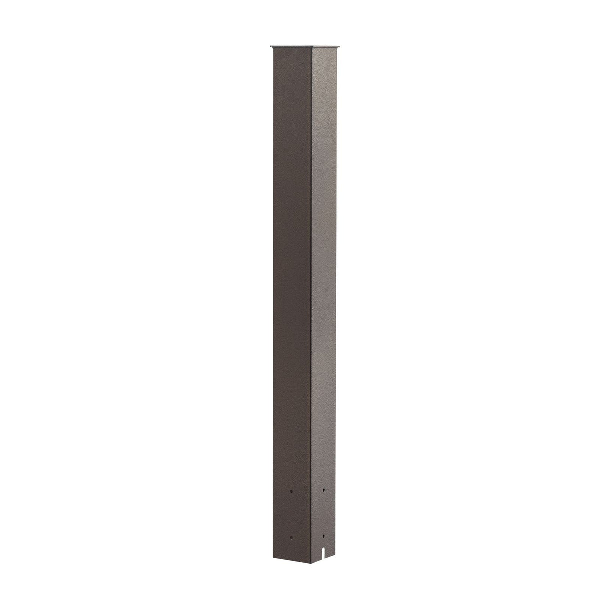 Mailbox Post, 43 x 4 x 4 Inches, Steel In-Ground Mounting Mail Box Stand with Powder Coating Surface, Heavy Duty Metal Post Sleeve Kit for Outside Curbside Residential Use, Easy Install, Bronze