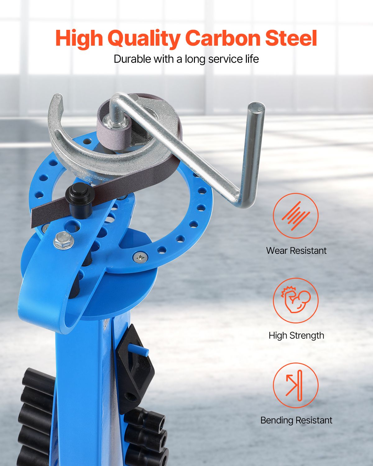 Manual Bending Machine with 14 Bending Dies, 200° Heavy-Duty Bending Tool for Copper Aluminum Iron Pipes, Ideal for HVAC Air Conditioning Refrigerator Auto Repair