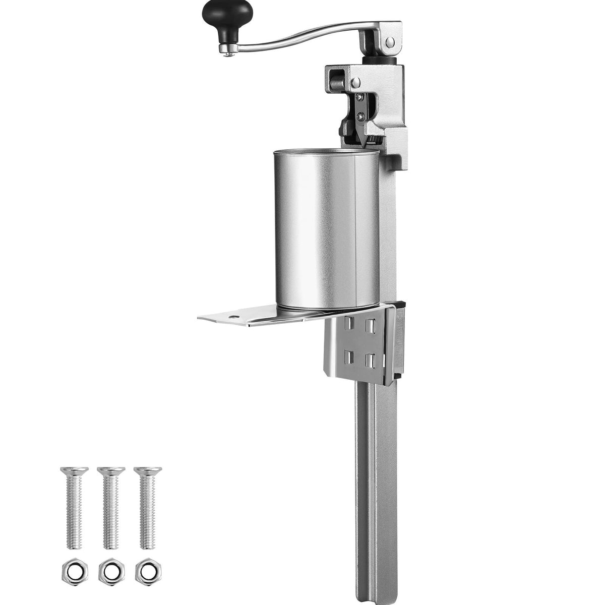 Manual Can Opener, Sturdy Tabletop Can Opener for Big Cans, Durable with Stand, Height-Adjustable Professional Jar Opener, Suitable for Cans Up to 11.8" High, Ideal for Restaurants, Hotels, H