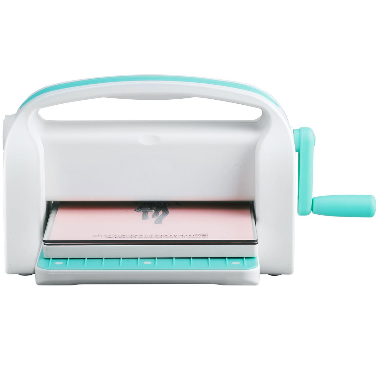 Manual Die Cutting & Embossing Machine, Portable Cut Machines, 9 inch Opening Scrapbooking Machine Full Kit Included, For Arts & Crafts, Scrapbooking, Card Making and Crafting, White