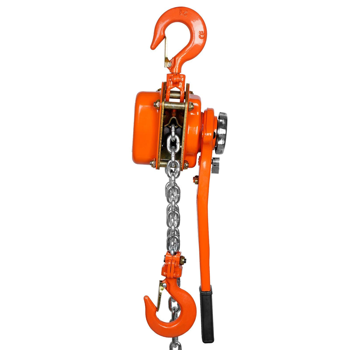 Manual Lever Chain Hoist, 1-1/2 Ton 3300 lbs Capacity 20 FT Come Along, G80 Galvanized Carbon Steel with Weston Double-Pawl Brake,Auto Chain Leading & 360° Rotation Hook, for Garage Factory Dock