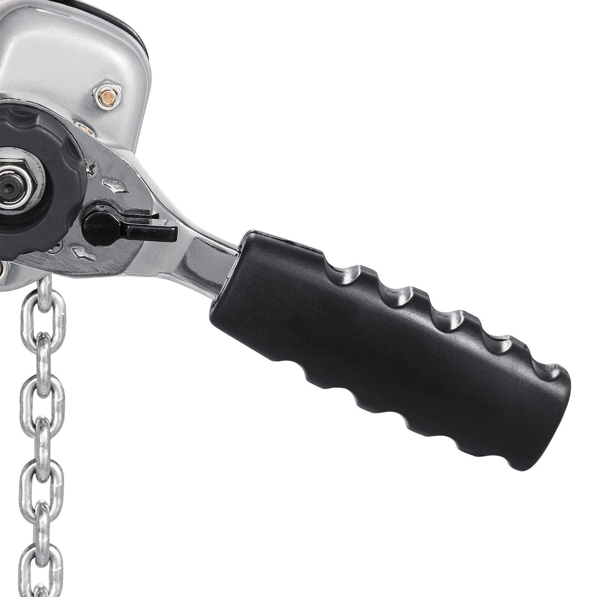 Manual Lever Chain Hoist, 1/2T 1100LBS Capacity Heavy Duty Come Along, 10FT Lift G80 Alloy Steel Chain With Dual Pawl Mechanical Brake,360°Rotating Hooks, for Warehouse Construction Garage