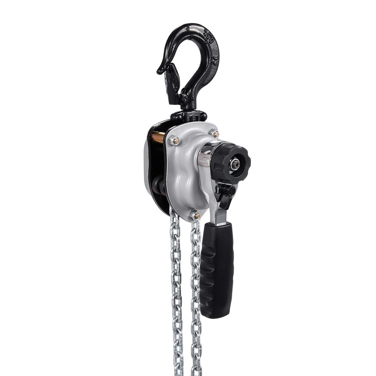 Manual Lever Chain Hoist, 1/4T 550LBS Capacity Heavy Duty Come Along, 10FT Lift G80 Alloy Steel Chain With Dual Pawl Mechanical Brake,360°Rotating Hooks, for Warehouse Construction Garage