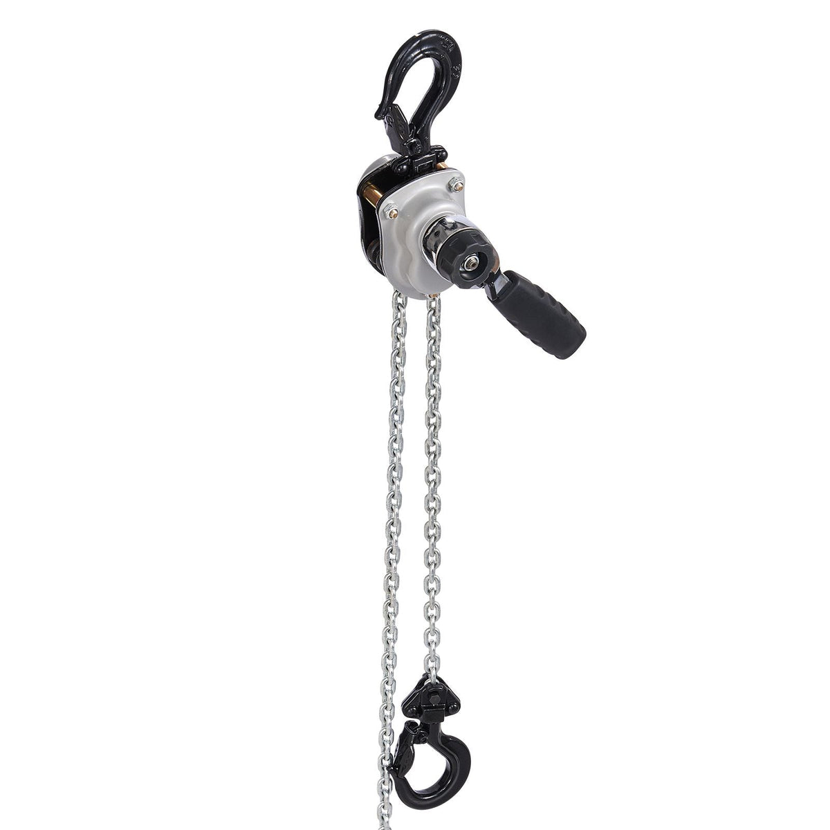 Manual Lever Chain Hoist, 1/4T 550LBS Capacity Heavy Duty Come Along, 5FT Lift G80 Alloy Steel Chain With Dual Pawl Mechanical Brake,360°Rotating Hooks, for Warehouse Construction Garage