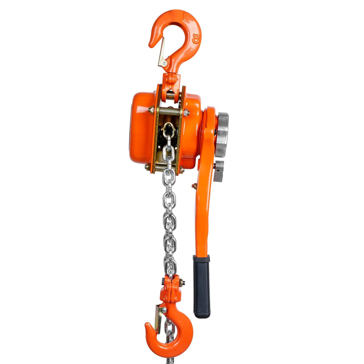 Manual Lever Chain Hoist, 3/4 Ton 1650 lbs Capacity 10 FT Come Along, G80 Galvanized Carbon Steel with Weston Double-Pawl Brake, Auto Chain Leading & 360° Rotation Hook, for Garage Factory Dock