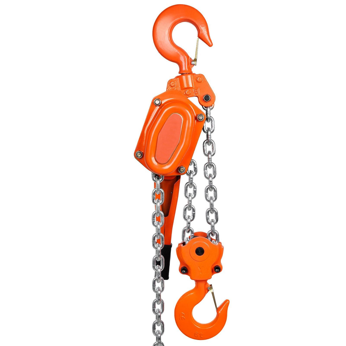Manual Lever Chain Hoist, 6 Ton 13200 lbs Capacity 10 FT Come Along, G80 Galvanized Carbon Steel with Weston Double-Pawl Brake, Auto Chain Leading & 360° Rotation Hook, for Garage Factory Dock