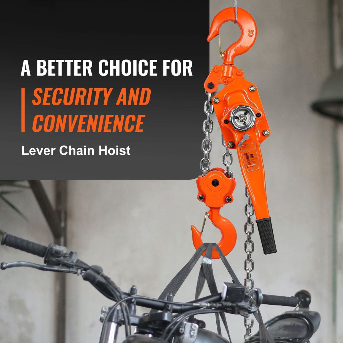 Manual Lever Chain Hoist, 6 Ton 13200 lbs Capacity 20 FT Come Along, G80 Galvanized Carbon Steel with Weston Double-Pawl Brake, Auto Chain Leading & 360° Rotation Hook, for Garage Factory Dock