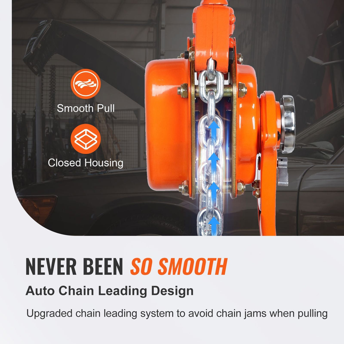 Manual Lever Chain Hoist, 6 Ton 13200 lbs Capacity 20 FT Come Along, G80 Galvanized Carbon Steel with Weston Double-Pawl Brake, Auto Chain Leading & 360° Rotation Hook, for Garage Factory Dock